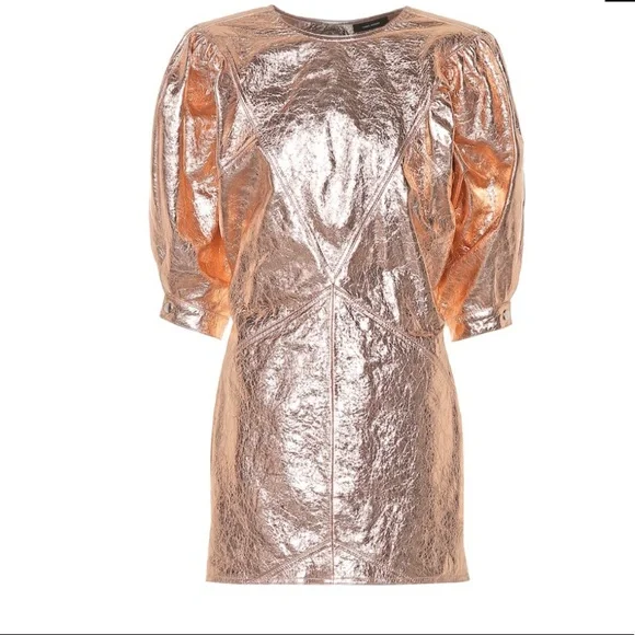 chinese dress ladies Isabel Marant Nerida Lambskin Leather Women Shirt